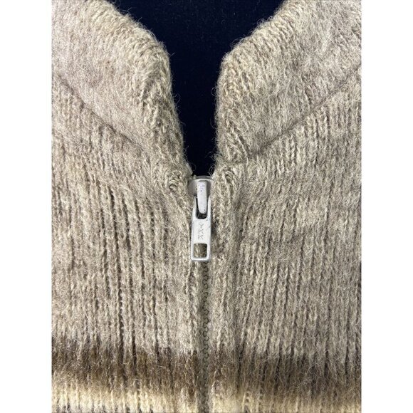 Vintage Tundra Woman S Wool Nordic Ski Jacket Sweater Lined Knit Inuit Canada - Picture 2 of 8